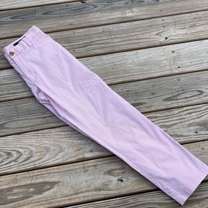 Vineyard Vines Pink Becker Pants 28x30
